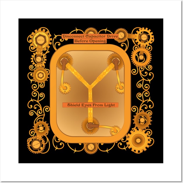 Steampunk Flux Capacitor - Back to the Future Wall Art by DQDesigns By Chele